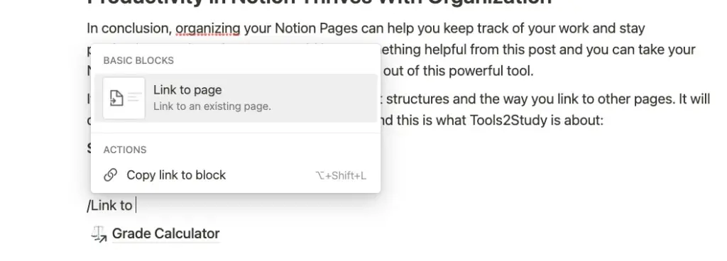 How to Organize Pages in Notion? - 9 Tricks you Need to Know - Tools2Study